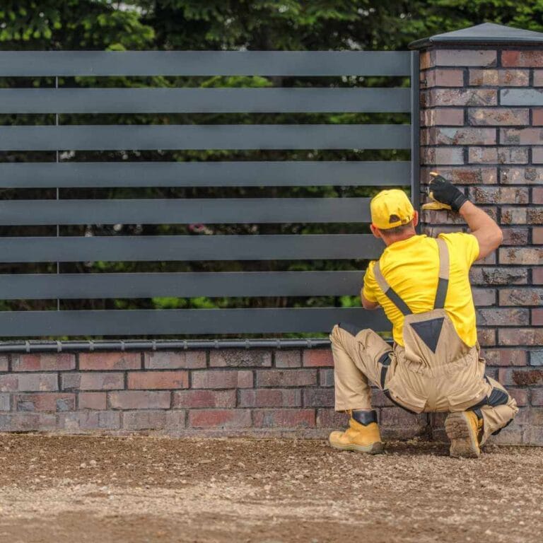 Colorbond fence installation