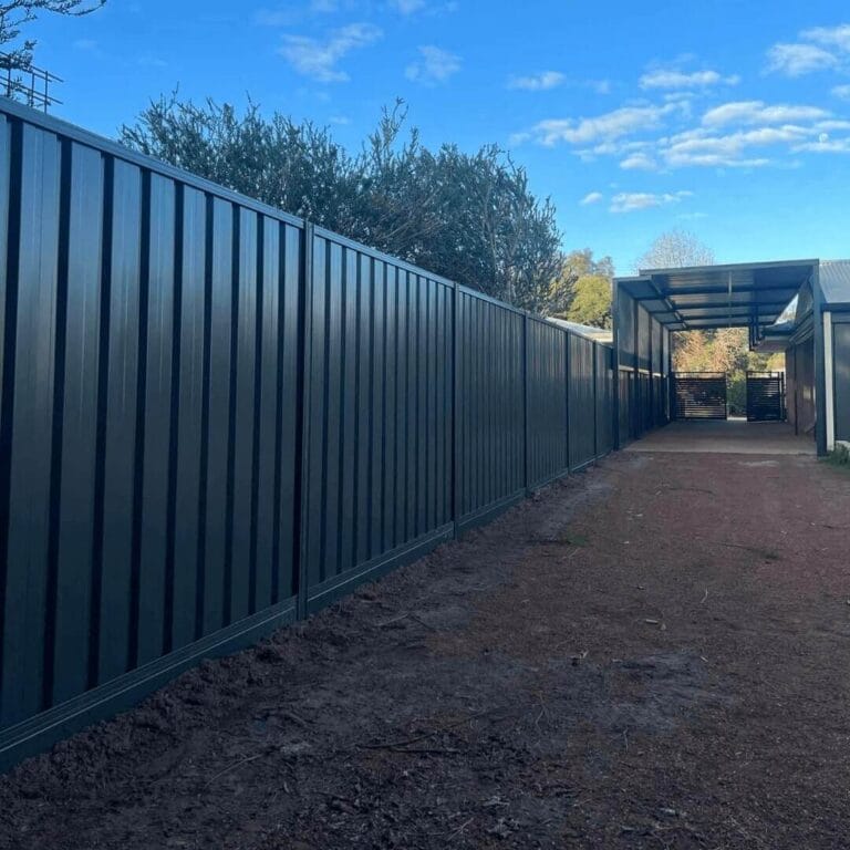 Colorbond fencing