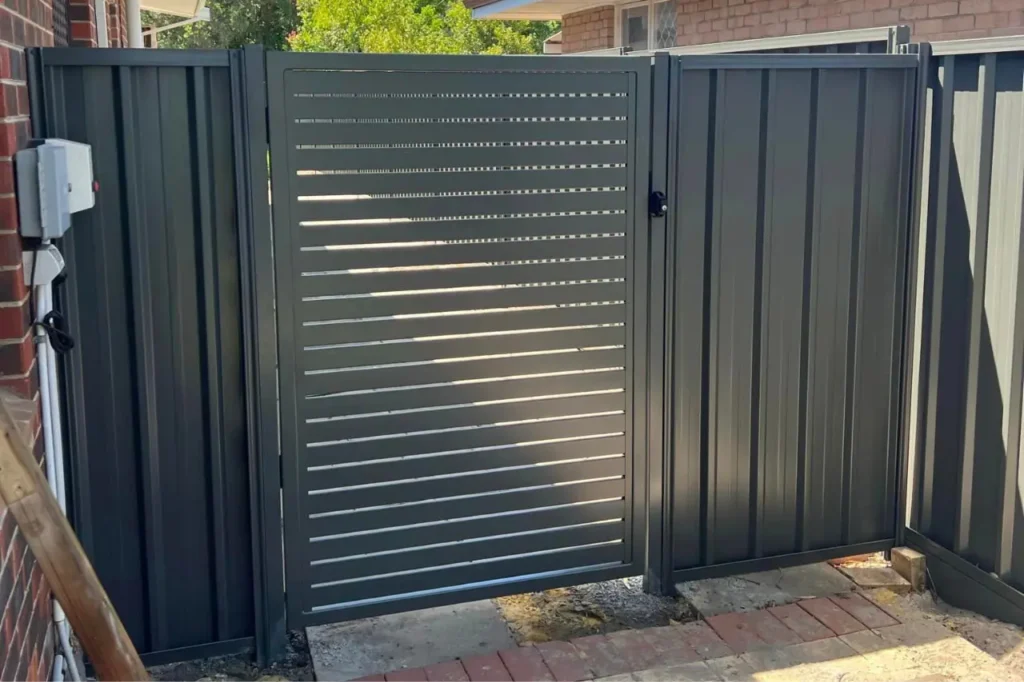 d.i.y installation of aluminium fencing